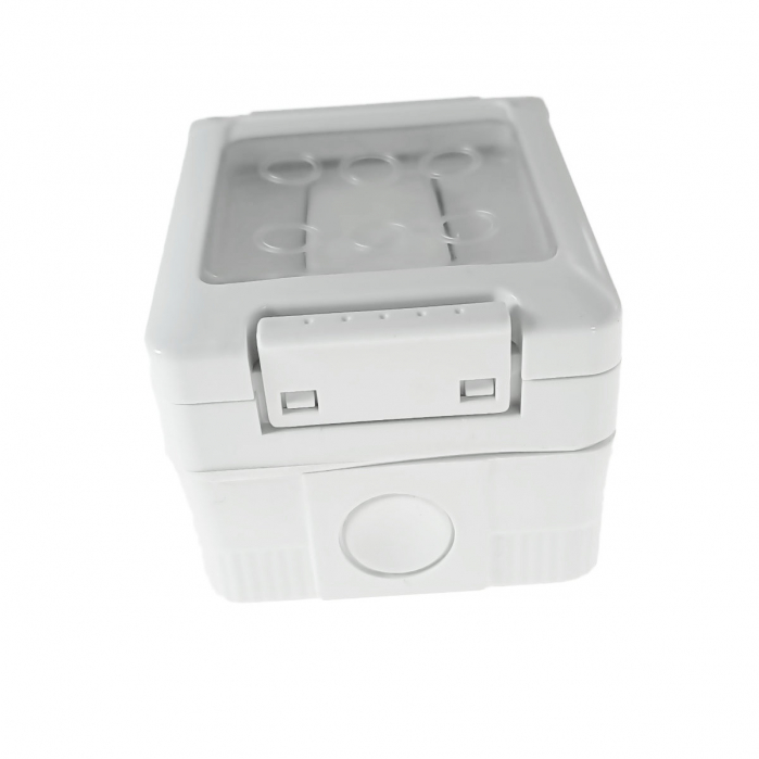 Intrerupator simplu pentru exterior, FE-40883, montaj aplicat, 16A 250V, IP55, 96 x 68 x 56mm, alb [3]