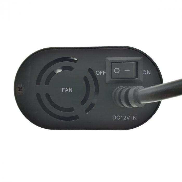 Invertor auto 12V la 230V 150W, iesire 2 X USB 2.4A, cu protectie, negru [3]