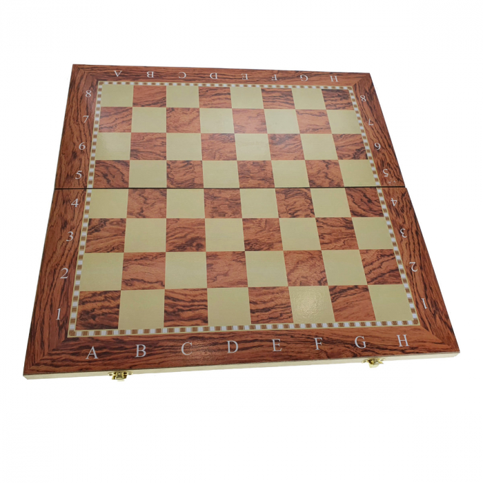 Joc de masa 3 in 1, sah, table si dame, 48 x 48 cm, cu 64 piese [4]
