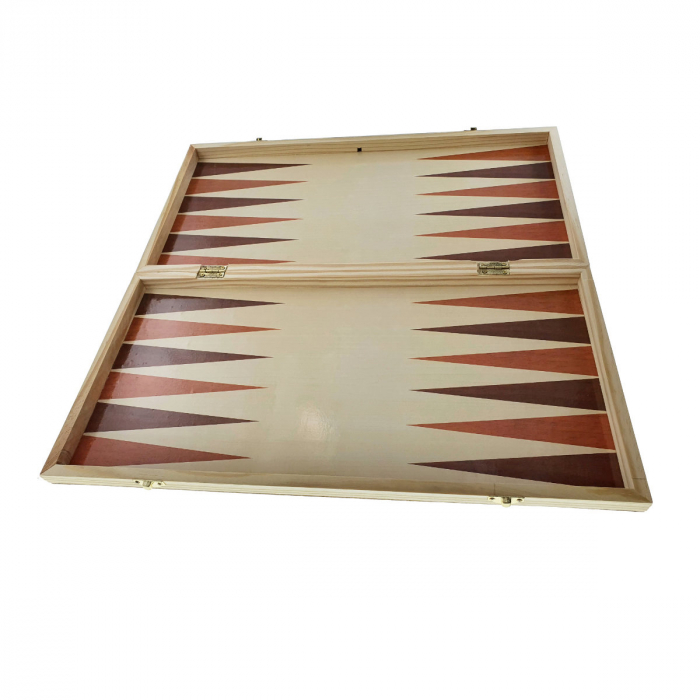 Joc de masa 3 in 1, sah, table si dame, 48 x 48 cm, cu 64 piese [7]