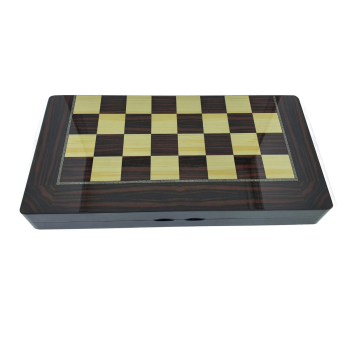Joc de Table Premium, cu inchidere magnetica, din MDF lacuit, 588 x 480 mm, cu 30 piese stabile cu diametru 35mm si 2 zaruri [2]