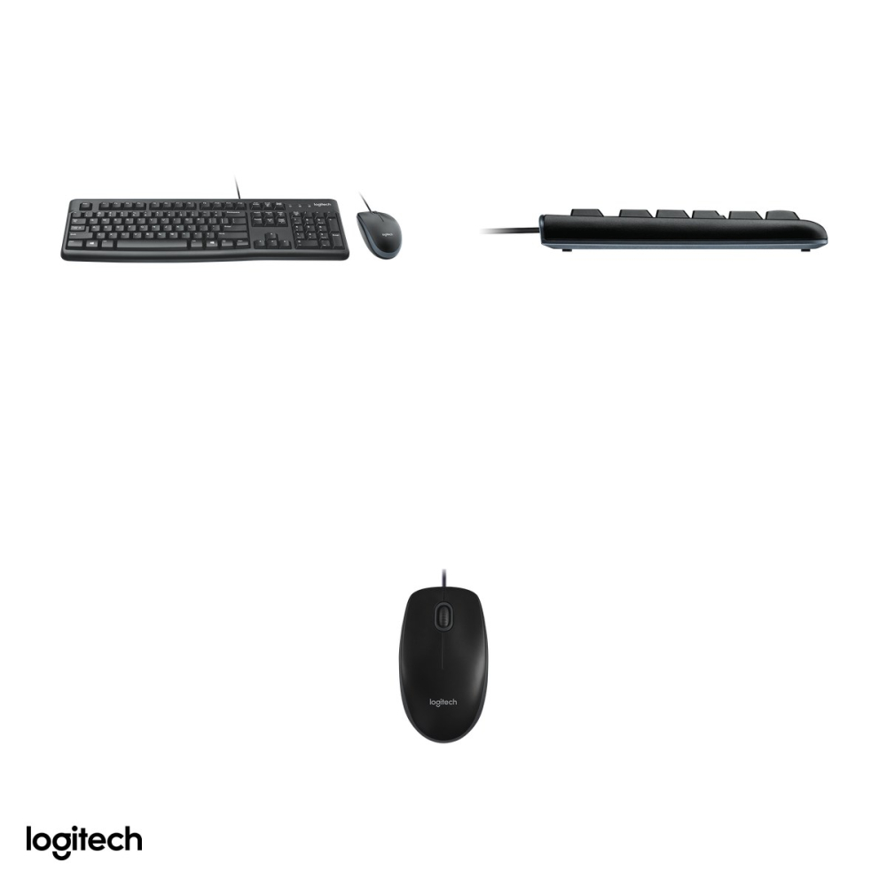Kit tastatura si mouse cu fir Logitech MK120, USB, tastatura full-size rezistenta la stropire, mouse optic 1000 DPI, layout US International, 920-002563 [4]