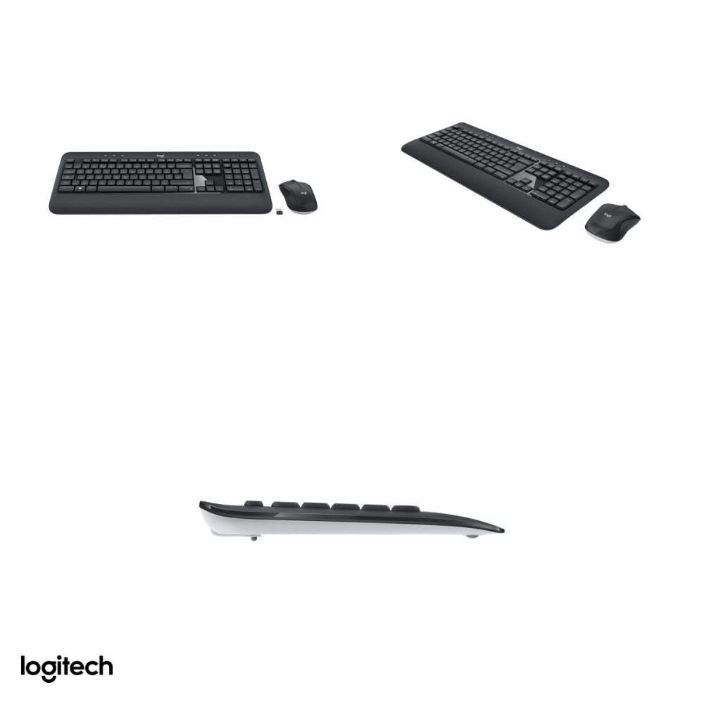 Kit tastatura si mouse wireless Logitech MK540 Advanced, receptor Unifying, tastatura cu suport de palme, taste silentioase, mouse M310, layout US International, negru, 920-008685 [4]