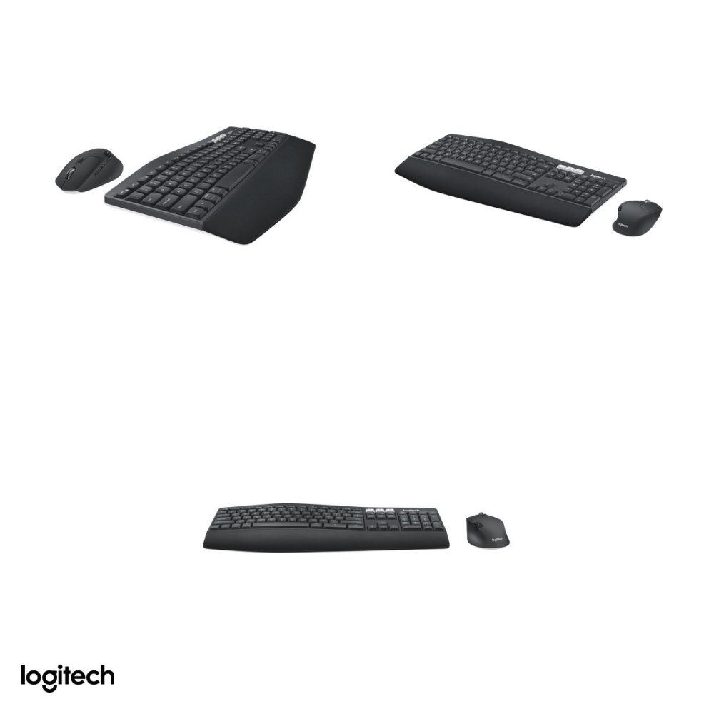 Kit tastatura si mouse wireless Logitech MK850 Performance, Unifying si Bluetooth, Easy-Switch 3 dispozitive, inscriptii Windows si Mac, layout US, negru, 920-008226 [4]