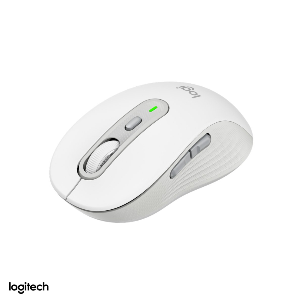 Kit tastatura si mouse wireless Logitech Signature Slim Combo MK950, Logi Bolt si Bluetooth, tastatura slim, mouse M750 silentios, Easy-Switch, layout US International, alb-crem, 920-012491 [5]
