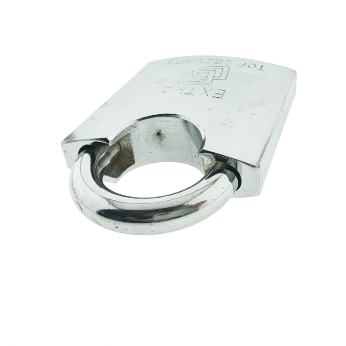 Lacat metalic, cu protectie Anti Spargere, FS-11432, otel durificat, 70 mm, 540g, argintiu [4]