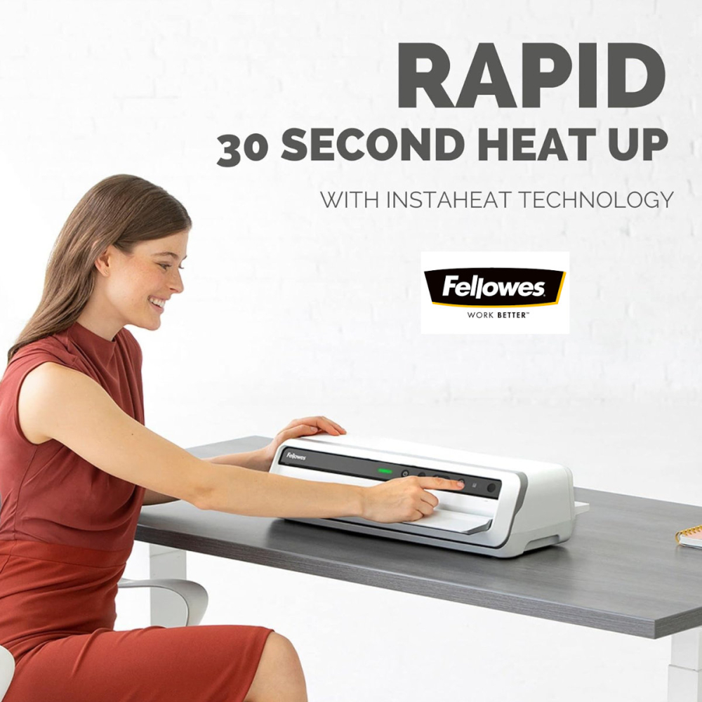 Laminator A3 Fellowes Venus LX 6 role cu InstaHeat, mod revers si Clean Alert pentru documente profesionale si laminare ultra-rapida [4]