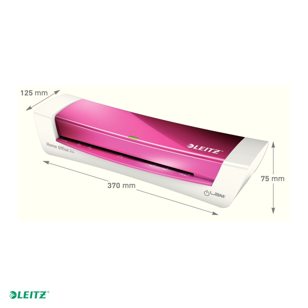 Laminator Leitz iLAM Home Office, A4, kit folii laminare inclus, roz [5]