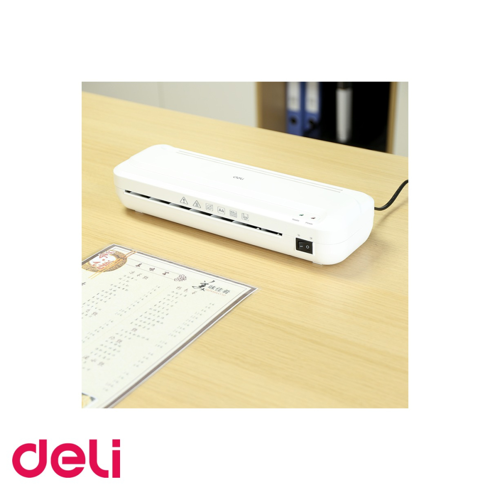 Laminator termic Deli E2132, format A4, 100 microni, pentru uz birou si scoala [5]