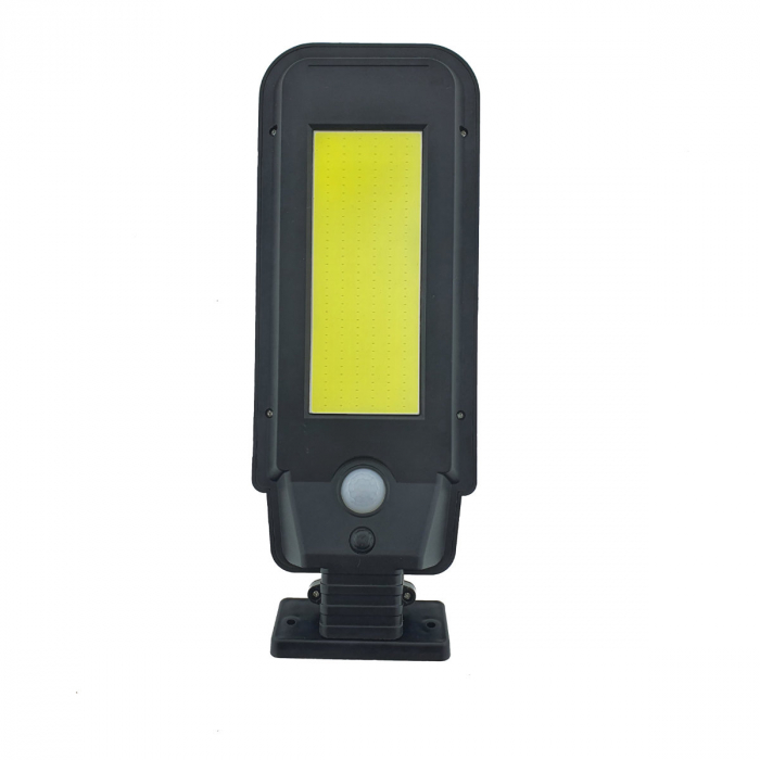Lampa LED cu incarcare solara, LTC 76626, 30W COB 2000lm, acumulator 2400 mAh, cu senzori, telecomanda, neagra [2]