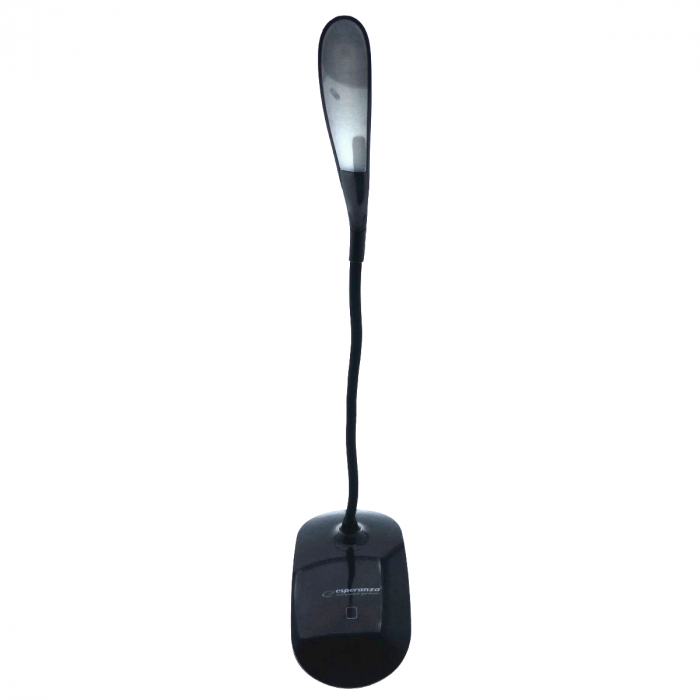 Lampa LED, Esperanza Acrux ELD103K, brat flexibil 21 cm, alimentare duala, cablu 110 cm, 4 x AAA, neagra [3]