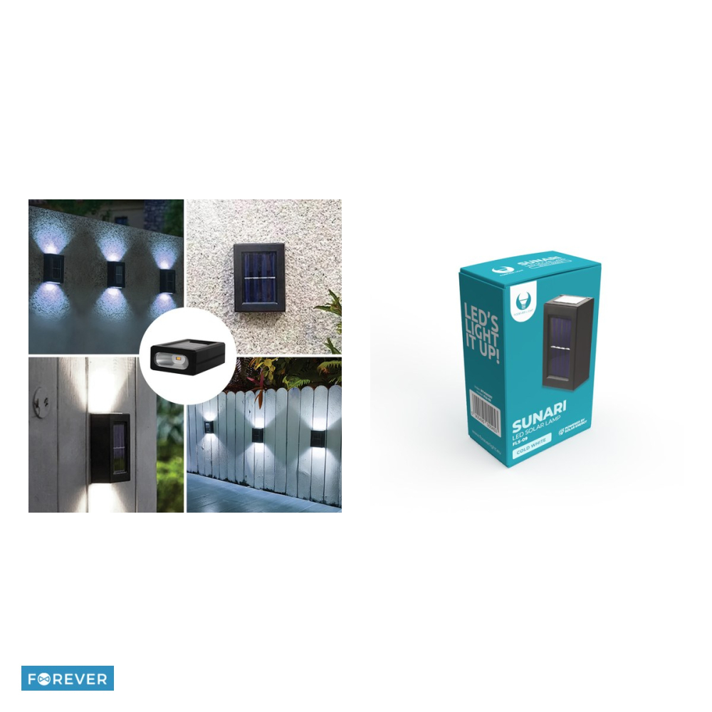 Lampa solara LED SMD Forever Light Sunari FLS-09, 10 lm, acumulator 300 mAh, dimensiuni 95 x 58 x 28mm, IP65, 6000K, panou solar 5,5V, 150 mA [5]