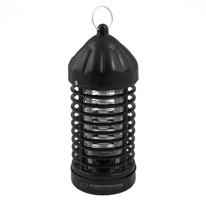 Lampa UV anti insecte 2W, tensiune grilaj 600 V, negru, Esperanza [2]