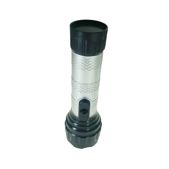 Lanterna LED, cu snur, 2xLR20, 194 x 59 x 59 mm, aluminiu [2]