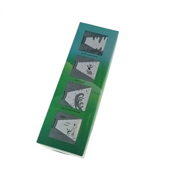 Lanterna LED, cu snur, 2xLR20, 194 x 59 x 59 mm, aluminiu [5]