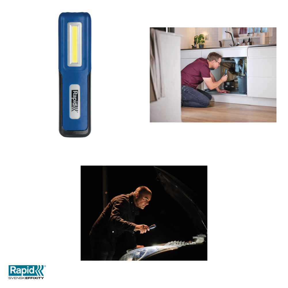 Lanterna LED Rapid The Inspector 2 in 1, 150 lumeni frontal si 50 lumeni superior, magnet si carlig, incarcare USB-C, IP42, 42x154x28 mm [4]