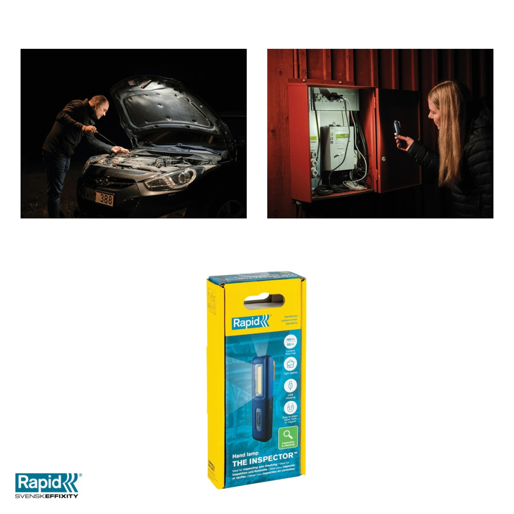 Lanterna LED Rapid The Inspector 2 in 1, 150 lumeni frontal si 50 lumeni superior, magnet si carlig, incarcare USB-C, IP42, 42x154x28 mm [5]