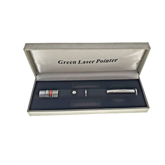 Laser pointer LPG-01,unda verde,putere 5mW,negru [4]