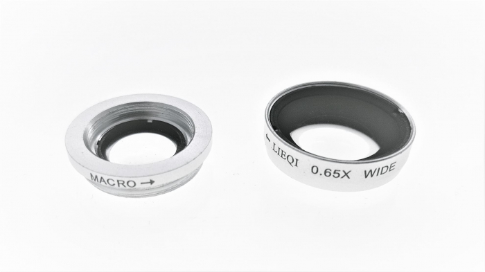 Set lentile LIEQI [LPS03] WIDE ANGLE + MACRO 0.65X2 pentru smartphone - LPS03 [3]