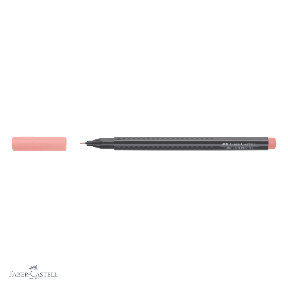 Liner 0.4 mm visiniu Faber-Castell Grip, forma ergonomica triunghiulara, pentru desen tehnic si scriere [4]