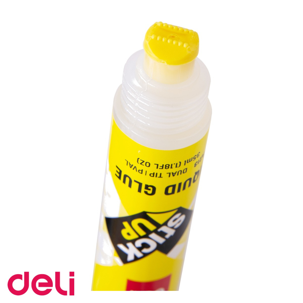Lipici lichid Deli cu 2 capete de aplicare, 35 ml, pentru birou si scoala [4]