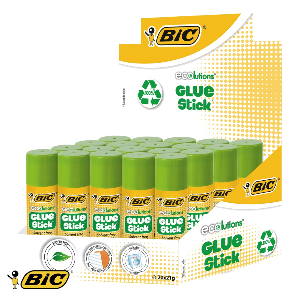 Lipici stick Bic 21g, pe baza de apa, lavabil, potrivit pentru copii [4]