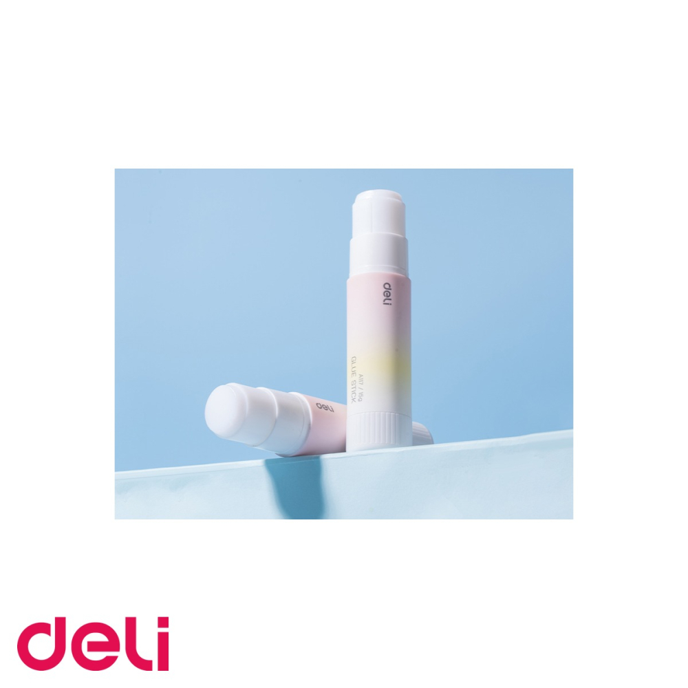 Lipici stick Deli, corp degrade, 15g, adeziv rapid fara acizi, pentru birou si scoala [4]