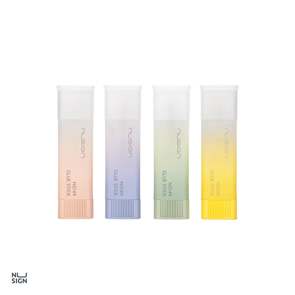 Lipici stick Deli Nusign triunghiular, 13 g, transparent, corp in culori pastel [5]