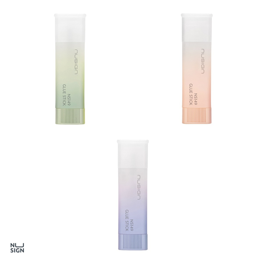 Lipici stick Deli Nusign triunghiular, 13 g, transparent, corp in culori pastel [4]