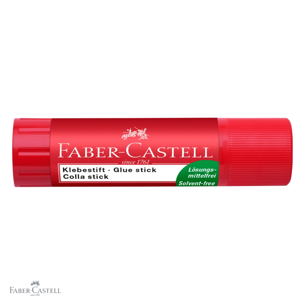 Lipici stick Faber-Castell 40g, adeziv solid fara solvent, pentru birou, scoala si acasa [4]