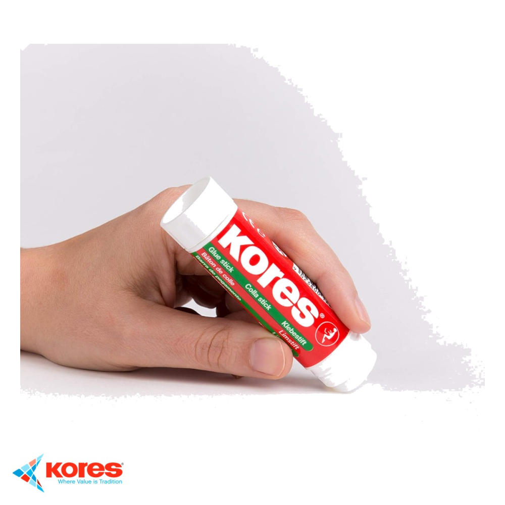 Lipici stick Kores 20g, cu glicerina, fara solvent, lavabil, pentru hartie si birou [4]