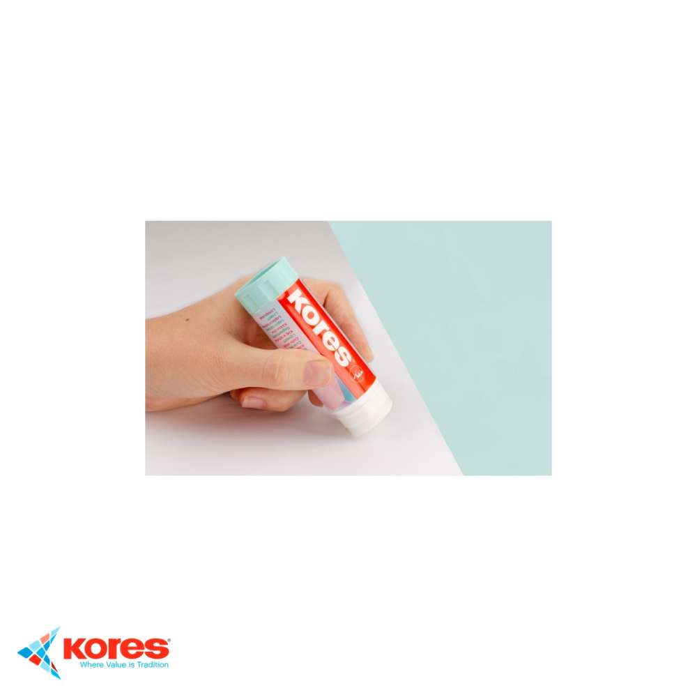 Lipici stick Kores Pastel 20g, cu glicerina, non-toxic si lavabil, pentru hartie si carton [4]