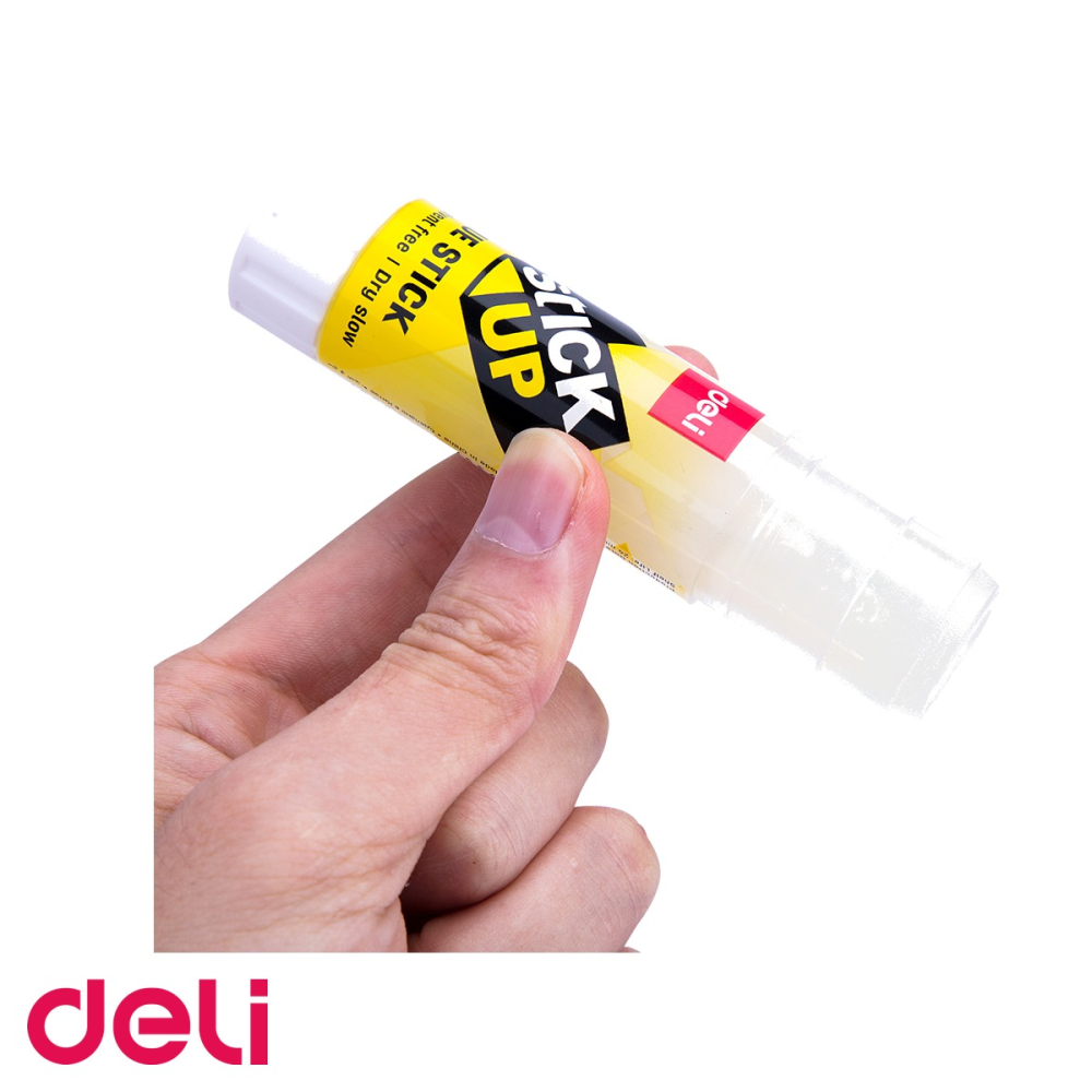 Lipici stick transparent Deli, 21g, uscare rapida, fara acizi, pentru birou si scoala [5]