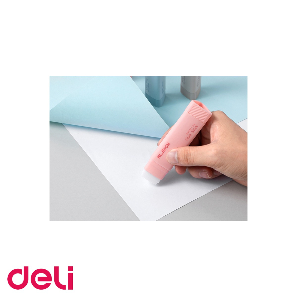 Lipici stick triunghiular Deli Nusign 21g, uscare rapida, lavabil, pentru birou si scoala [5]
