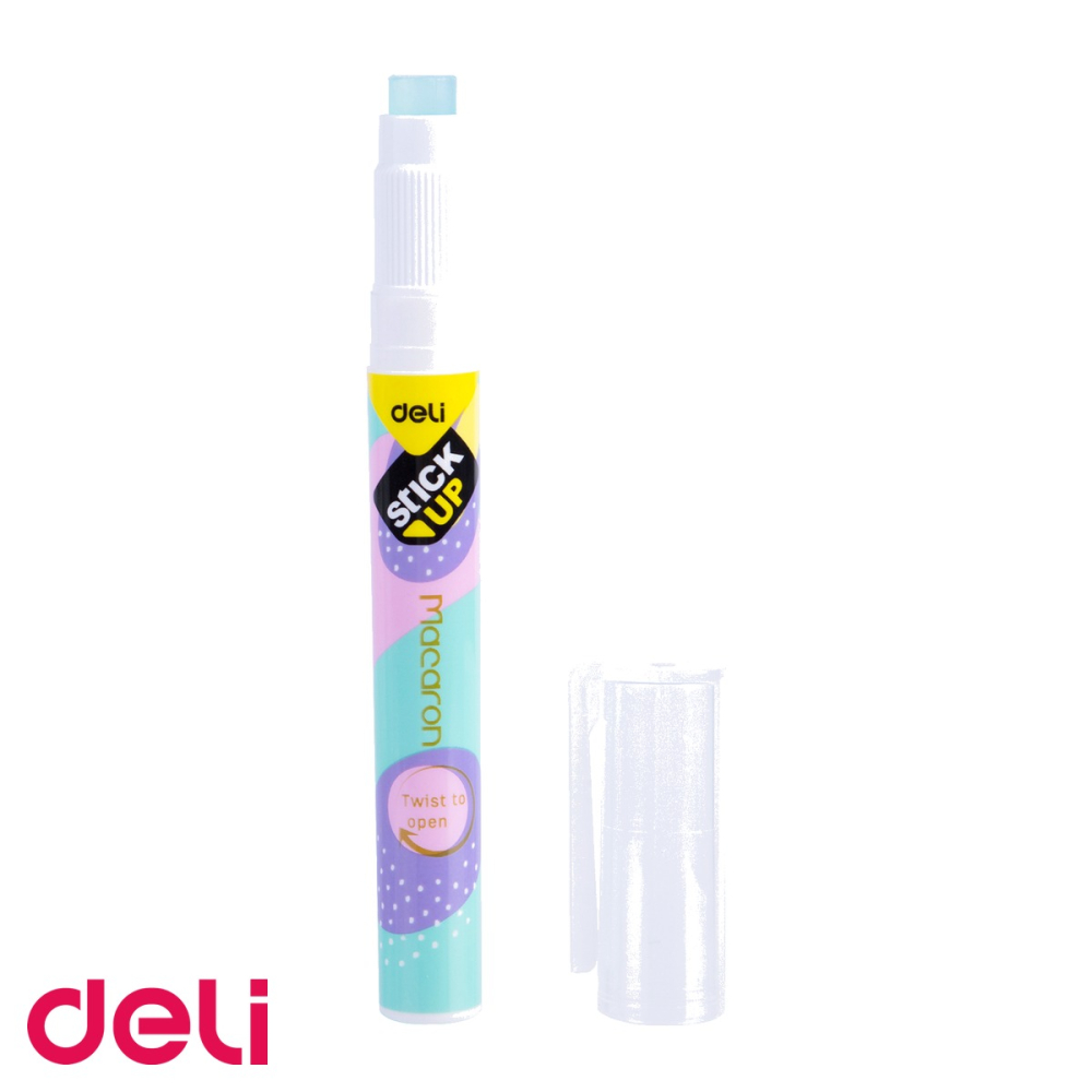Lipici tip creion Deli, 2.6g, uscare rapida 60 secunde, lavabil, pentru birou si scoala [4]