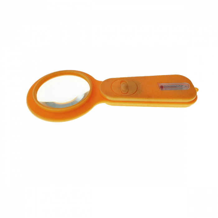 Lupa cu led, busola si termometru analog, diametru 60mm [3]