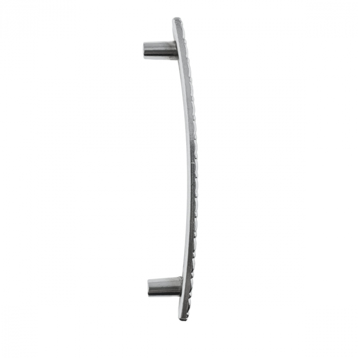 Maner din metal pentru mobilier, lungime 117 mm, cu design, MOB-66359, argintiu [6]