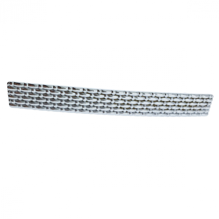 Maner din metal pentru mobilier, lungime 117 mm, cu design, MOB-66359, argintiu [5]