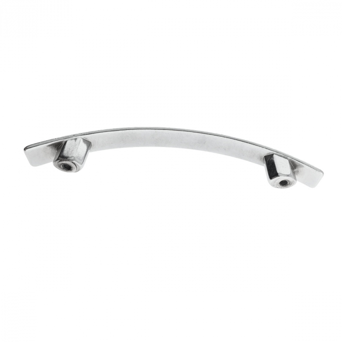 Maner din metal pentru mobilier, lungime 130 mm, MOB-66358, argintiu [3]