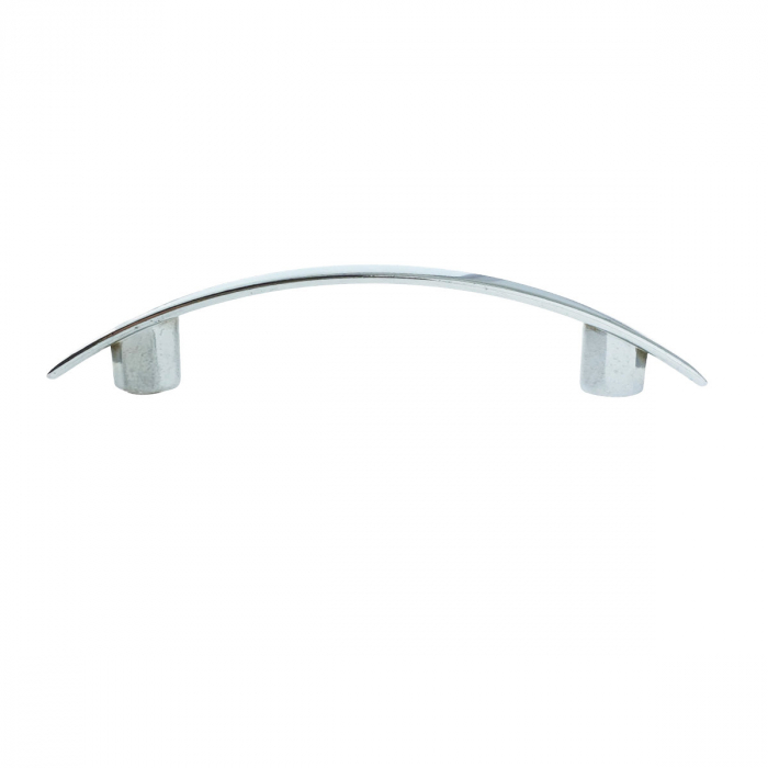 Maner din metal pentru mobilier, lungime 130 mm, MOB-66358, argintiu [4]