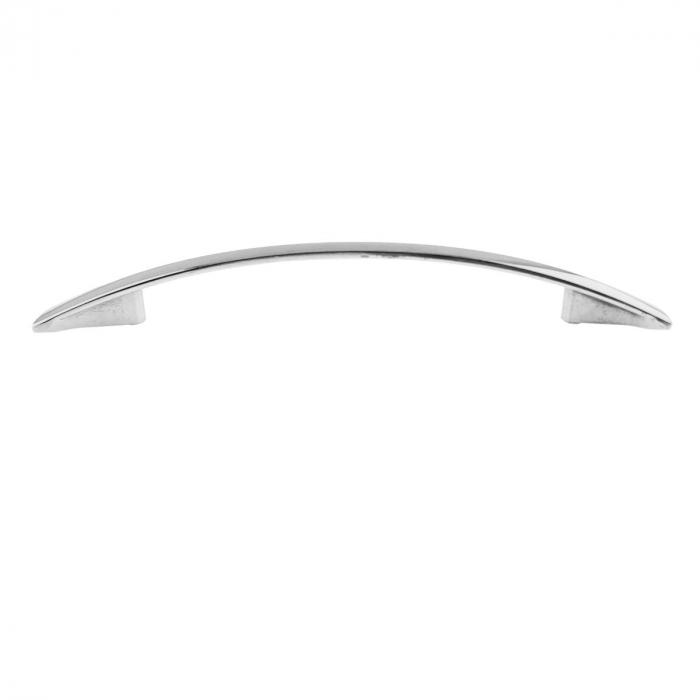 Maner din metal pentru mobilier, lungime 180 mm, MOB-66364, argintiu [2]