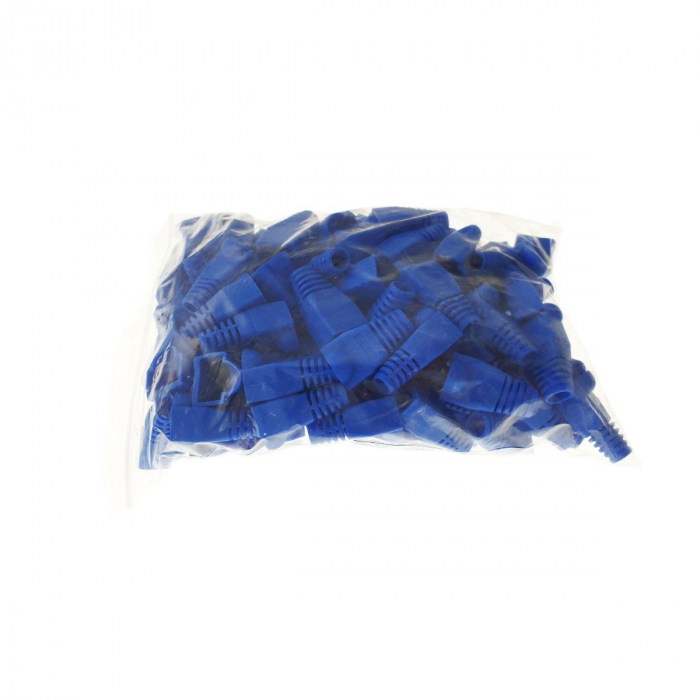Manson de protectie mufa UTP, albastru, set 100 bucati [5]