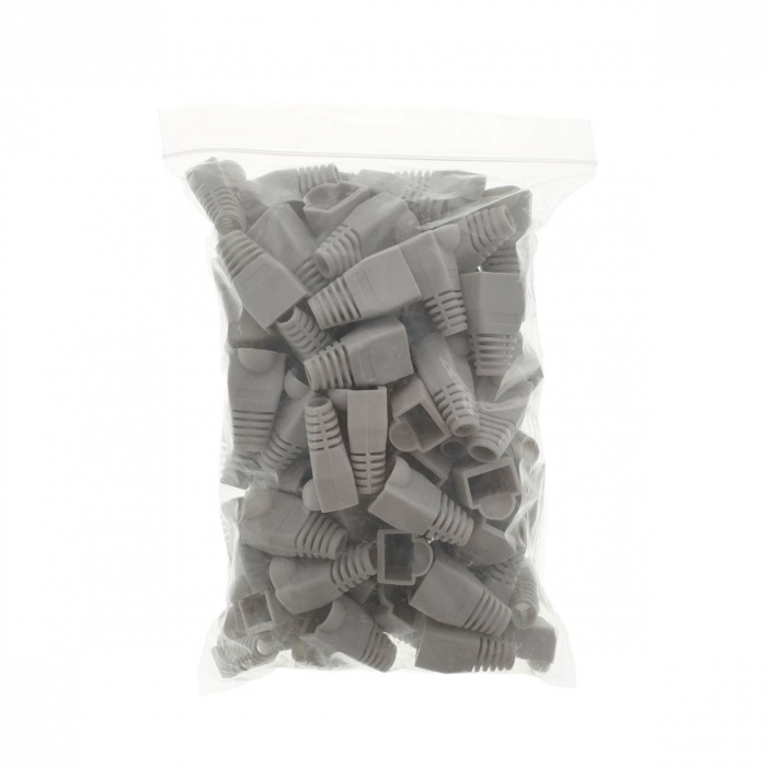 Manson de protectie mufa UTP, gri, set 100 bucati [4]