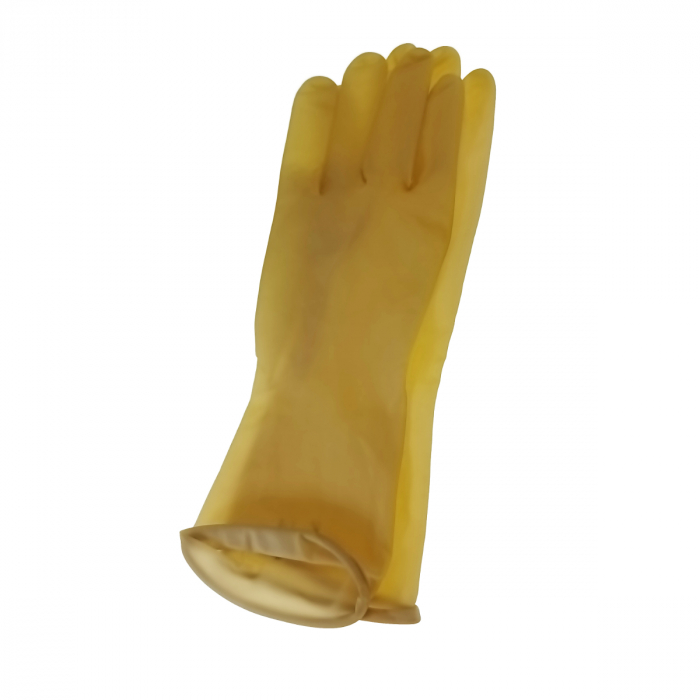 Manusi din latex pentru curatenie si intretinere, marimea M, galbene [3]