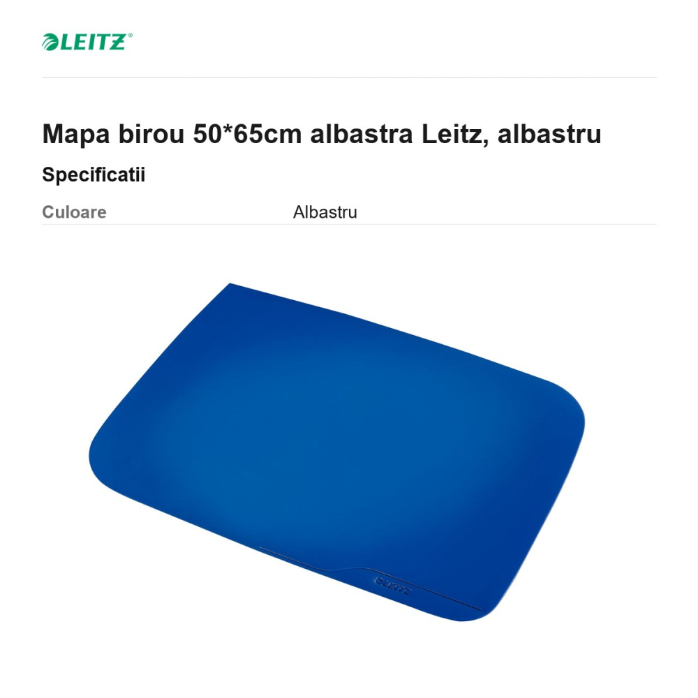 Mapa birou 50*65cm albastra Leitz, albastru [3]