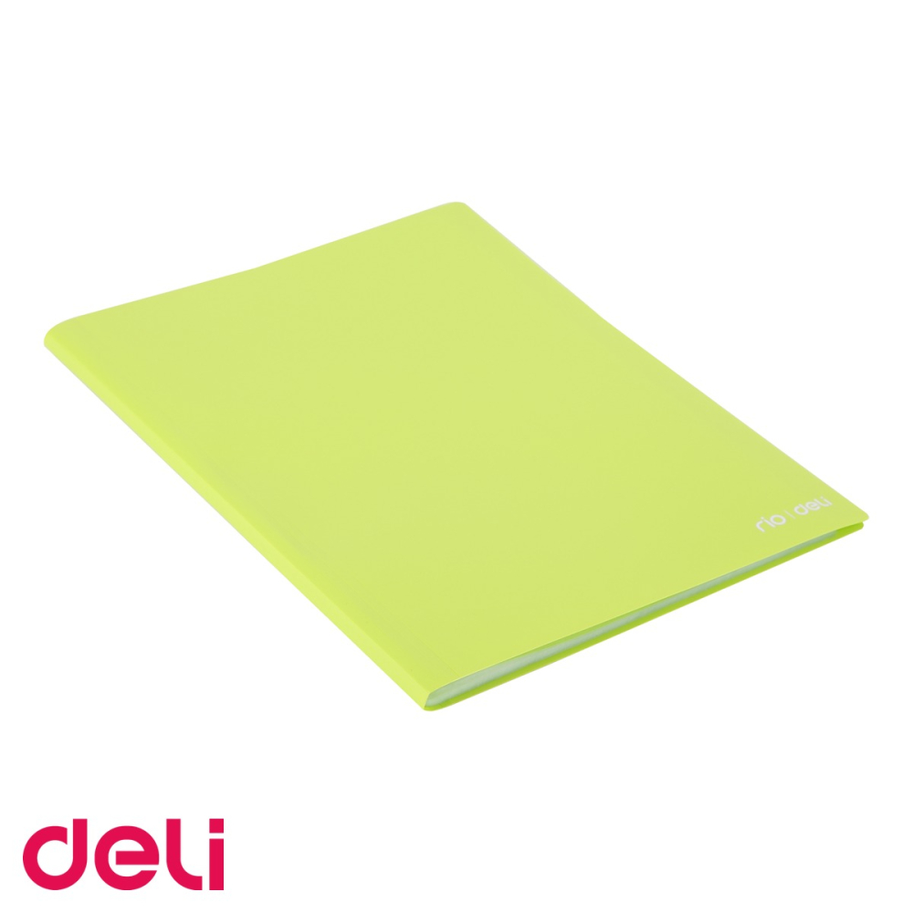 Mapa de prezentare Deli, 60 folii, coperta flexibila din PP, culori neon asortate [4]