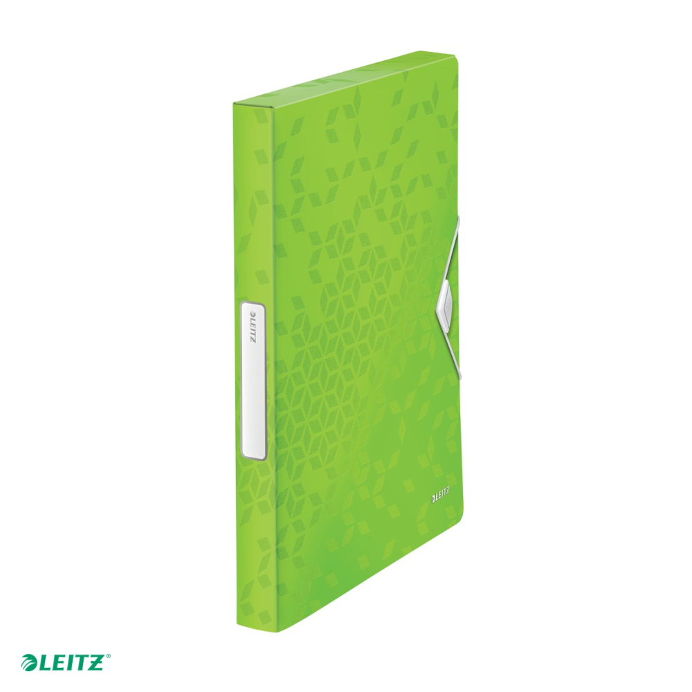 Mapa Jumbo Leitz WOW, PP, A4, cu elastic, capacitate 250 coli, pentru transport, verde [5]