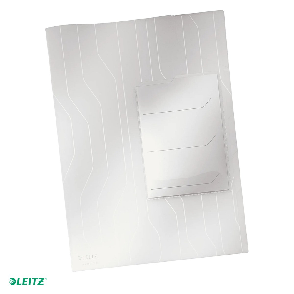 Mapa Leitz CombiFile, cu eticheta si separatoare, PP, A4, 200 microni, capacitate 40 coli, pre-perforata, pentru transport, incolor [1]