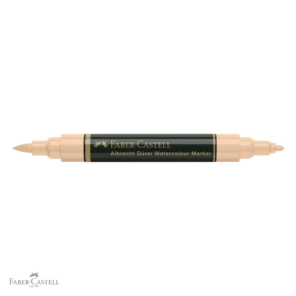 Marker acuarela Faber-Castell Albrecht Durer, culoarea pielii deschis 132, varf dublu pensula si carioca [4]