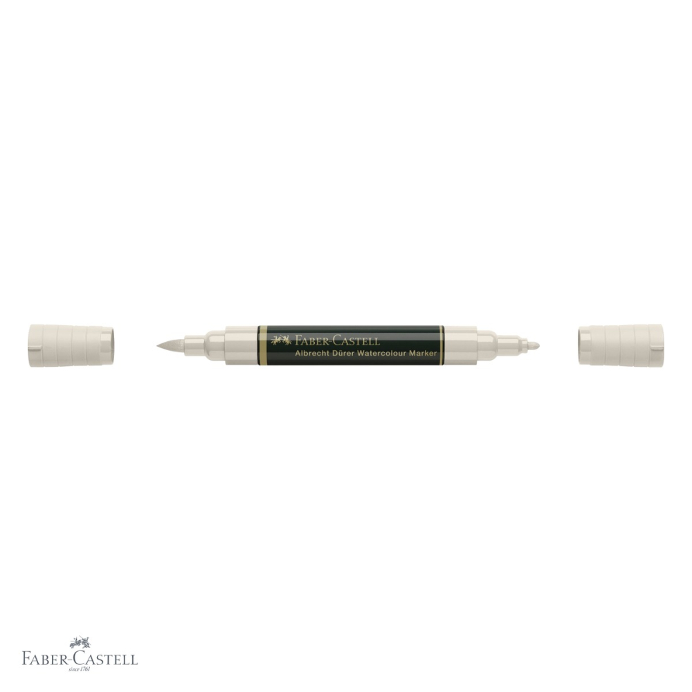 Marker acuarela Faber-Castell Albrecht Durer, gri rece cald 272, varf dublu pensula si carioca [4]